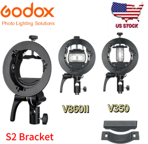 Soporte Speedlite US GODOX S2, soporte tipo S versión actualizada soporte de montaje Bowens - Imagen 1 de 23