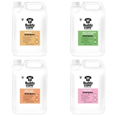 Paquete de champú Buddycare 20L Ultimate Dog Groomers / Groomer Grooming (5L x4) - Imagen 1 de 4