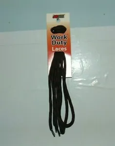 Jobsite Work Duty Boot Laces 45 Inches New Red Black - Picture 1 of 1