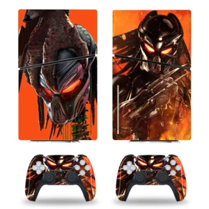 Decal Skins Stickers for PS5 Slim Disc Console Controller The Predator Alien - Picture 1 of 1