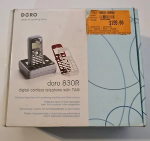 Doro 830R Digital Cordless Telephone With TAM Original Box Pre-Owned - Picture 1 of 12