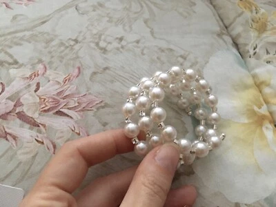 Bracciale Maxi Da Donna In Perle - Immagine 1 di 3