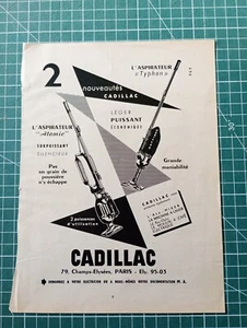 ZM133 belle publicité circa 1930 électroménager Cadillac / France Tapis - Picture 1 of 2