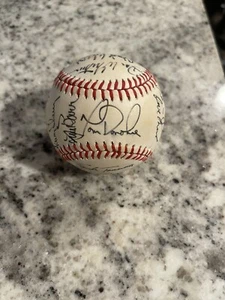 1980 CALIFORNIA ANGELS TEAM SIGNED Autographed Baseball Official Ball 25 SIGS!!! - Picture 1 of 6