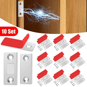 20X Strong Magnetic Door Closer Cabinet Catch Latch Cupboard Ultra Thin Closures - Picture 1 of 12