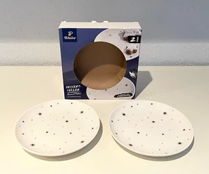 Tchibo Dessert-Teller Set ★ STERNE ★ Gold + Platin ★ Weihnachten ★ NEU&OVP ★ RAR - Bild 1 von 3