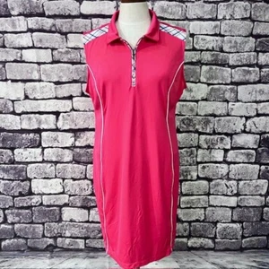 IZOD rosa & weiß ärmelloses Golfkleid Größe XL - Bild 1 von 10