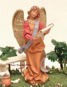 FONTANINI DEPOSE ITALY 5.5" FAITH THE FIFTH ANGEL w/SCROLL NEW NO BOX - Picture 1 of 1