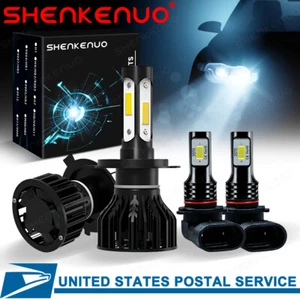 For Toyota Tacoma 05-11 6000K White LED Hi/Lo Beam Headlight Fog Light Bulb Kit - Bild 1 von 12
