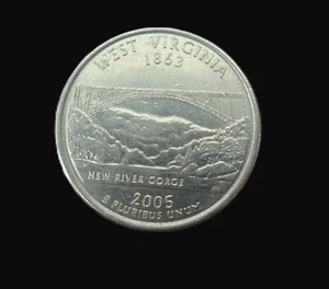 2005 D West Virginia Washington Quarter - Bild 1 von 2