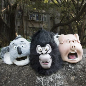 Cosplay Movie Sing Animal Mask Pig Koala Orangutan Mask Halloween Latex Mask - Picture 1 of 20