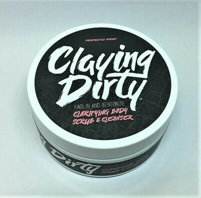 Perfectly Posh ~ Claying Dirty ~ Kaolin and Bentonite Clarifying Body Scrub - Image 1 of 2