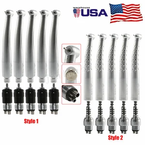 1-5* Dental High Speed Turbine Handpiece Push & 4-Hole Quick Coupler - Bild 1 von 38