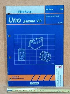 FIAT UNO GAMMA '89 IMPIANTO ELETTRICO - MANUALE ASSISTENZA TECNICA- leggi tutto - Foto 1 di 11