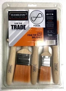 Hamilton Paint Brush Set Synthetic 5 Piece Hamilton For The Trade Orkla INC VAT - Picture 1 of 1