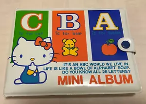 Mini album fotografico imbottito Hello Kitty 1976 vintage Sanrio Japan - Foto 1 di 7