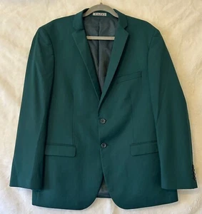 Tazio Herren 44R Ultra Slim Türkis 2 Knopf Blazer Sport Mantel Jacke M085S Gebraucht - Bild 1 von 14