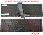 New For Hp Omen 15-Ax000 15-Ax100 15-Ax200 15-Ax033dx Keyboard Red Backlit Us