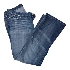 Jeans Rock & Republic Y2K taglia 30 blu scuro vita bassa tagliente RR denim comodo - Foto 1 di 10