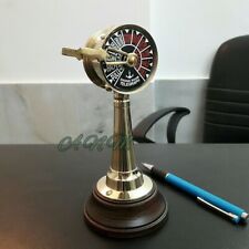 Solid Brass Ship Engine Maritime Small Telegraph Desktop Collectible Gift Item