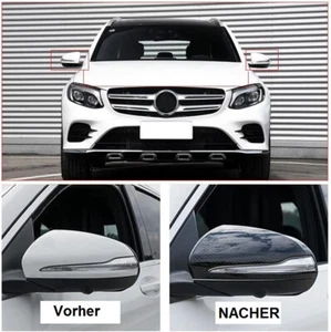Spiegelkappen Cover für Mercedes Benz GLC X253 Karbon Optik Edel, Tuning - Bild 1 von 12