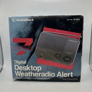 Vintage Radio Shack 12-247A Wetterradio Alarm 7 Kanal Digital Wetterradio - Bild 1 von 5