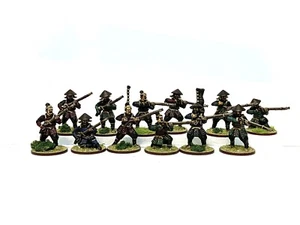 ASHIGARU SAMURAI GUNNERS ARMY 12 28mm painted historical wargames MEDIEVAL HYW - Picture 1 of 3