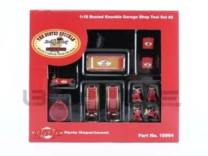 GMP 1/18 - ACCESSORI NEGOZIO SET ATTREZZI 2 - NOCCHE BUSTED GARAGE 18964 - Foto 1 di 7