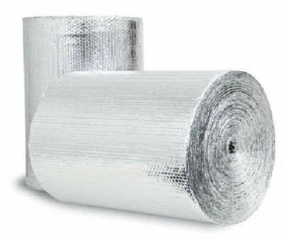 Double Bubble Radiant Barrier Insulation Foil-DB-Foil 48" x 100ft = 400 sqft R8 - Image 1 of 4