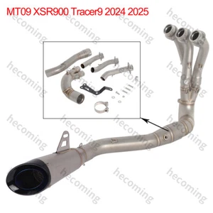 For Yamaha MT09 FZ09 Tracer 9 2024 2025 Exhaust System Header Pipe Escape Loud - Picture 1 of 5