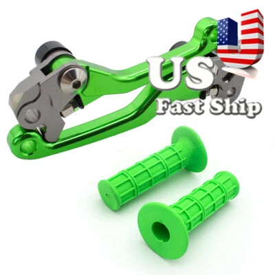 Empuñaduras de manija de palanca de embrague de freno pivote KX450F 2006-2012 KX250F aptas para Kawasaki KX450F EE. UU. Foto 1 de 4