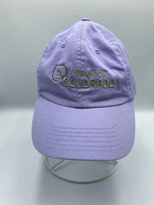 Steamboat Colorado Adjustable Strapback Hat Cap Purple - Picture 1 of 5