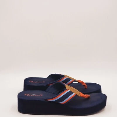 Chanclas Zapatos Margaritaville Talla 6 Mediano Azul A723 Foto 1 de 4