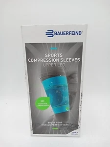 Bauerfeind Sports Compression Upper Leg Sleeves Short Small Pink - Picture 1 of 5