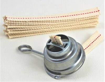 Feuerhand Ersatz Brenner + 10 Dochte für Sturmlaterne Baby Special 276