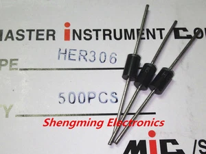 50PCS HER306 3A 600V Fast Recovery Diode - Picture 1 of 1