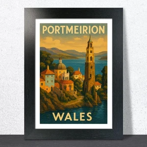 Póster de viaje Portmeirion - Imagen 1 de 7