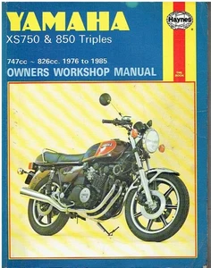 YAMAHA XS750 (D 2D E SE F SF) & XS850 (G SG H SH LH) 1976-85 REPAIR MANUAL - Picture 1 of 1