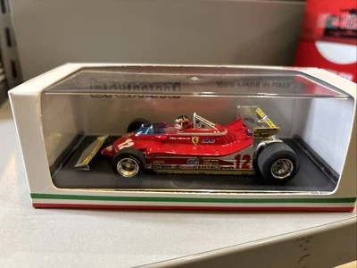 Brumm Ferrari 312 T4 #12 Gilles Villeneuve GP Monaco 1979 1/43 R514-CH +pilota - Immagine 1 di 3