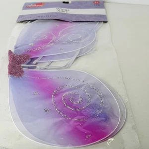 Just Pretending Fairy Prinzessin Schmetterlingsflügel lila Einheitsgröße Kostüm neu - Bild 1 von 8