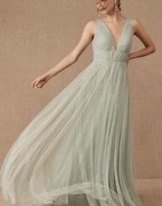 Anthropologie - BHLDN - Jenny Yoo Sarita Brautjungfern-/Abiballkleid Größe 4 - Bild 1 von 12