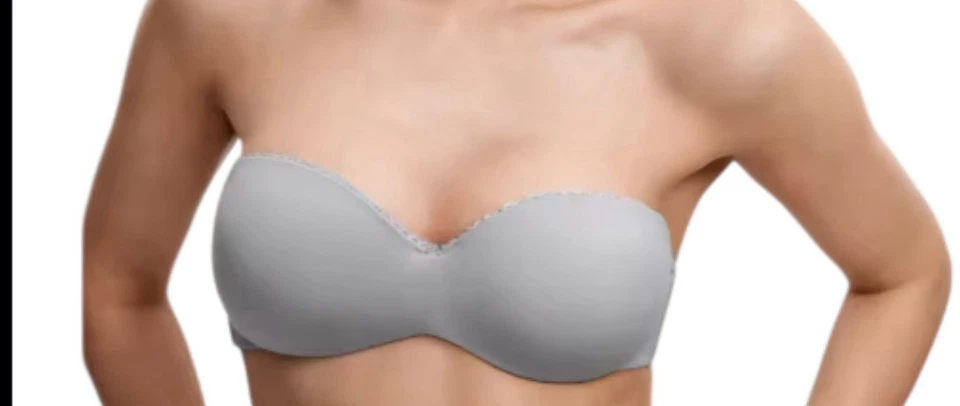 Sujetador push up sin tirantes DOBREVA copa grande desnudo sin correas con aros nuevo sin etiquetas Foto 1 de 4