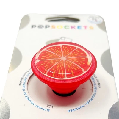 Empuñadura y soporte para teléfono PopSockets PopGrip Premium - Jelly Citrus Foto 1 de 3