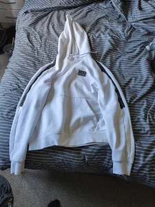 Sudadera con capucha blanca Emporio Armani Ea7 para hombre talla pequeña - Imagen 1 de 2