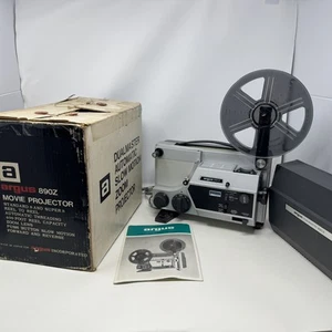 Vintage Argus Dualmaster Projector 890Z 8mm Film Tested Works Movie Japan - Picture 1 of 18