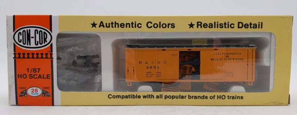 Con-Cor 3631 HO Old Time Boxcar Durango & Silverton Special Edition Kit - Image 1 of 1