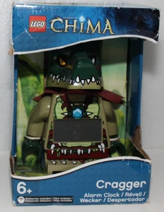 LEGO LEGENDS OF CHIMA CRAGGER ALARM CLOCK FIGURE NEW IN BOX - Picture 1 of 7