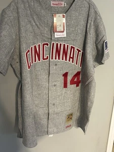 Pete Rose Signed Authentic 1969 Cincinnati Reds Size 52 Mitchell&Ness! Fanatics! - Picture 1 of 11