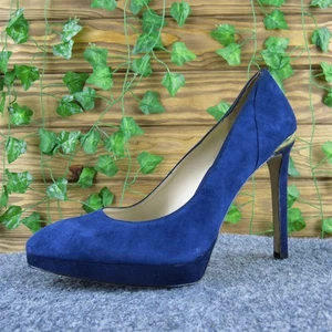 Zara decolte donna plateau blu navy pelle 39 media delicatamente usato 2025 - Foto 1 di 6