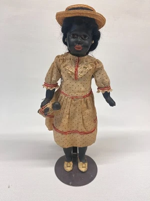 Boneca afro-americana antiga - Imagem 1 de 4